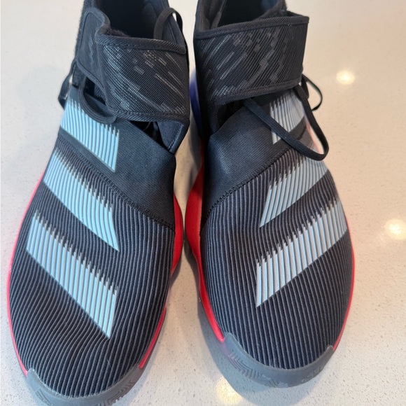 Adidas Harden B/E Black and Red Basketball Shoes - Picture 2 of 7